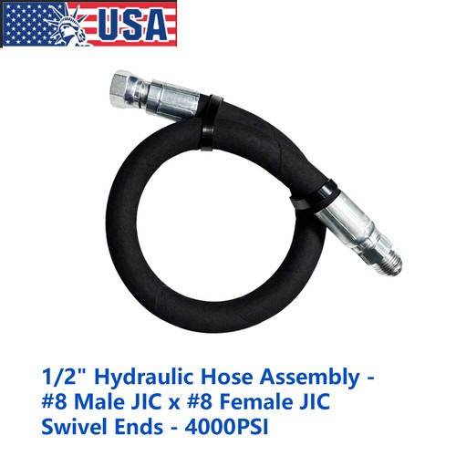 Hydraulic hose assembly - 1/2",