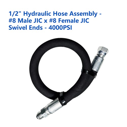 Hydraulic hose assembly - 1/2",