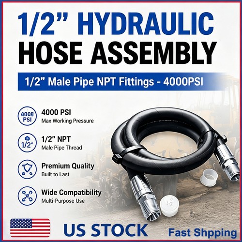 Hydraulic hose assembly - 1/2”,