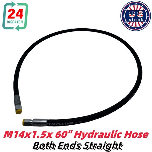 Hydraulic hose ends straight - ends,