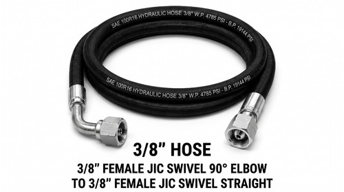 2wire hydraulic hose - 2wire, 3/8"